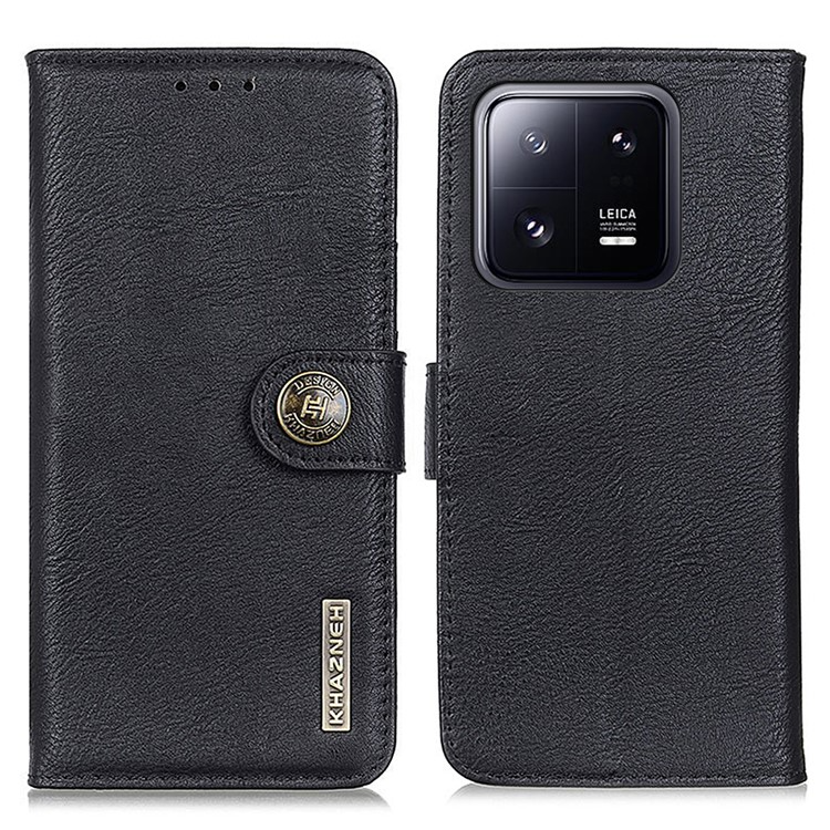 KHAZNEH KHAZNEH Xiaomi Mi 11 Ultra Plånboksfodral Cowhide - Svart