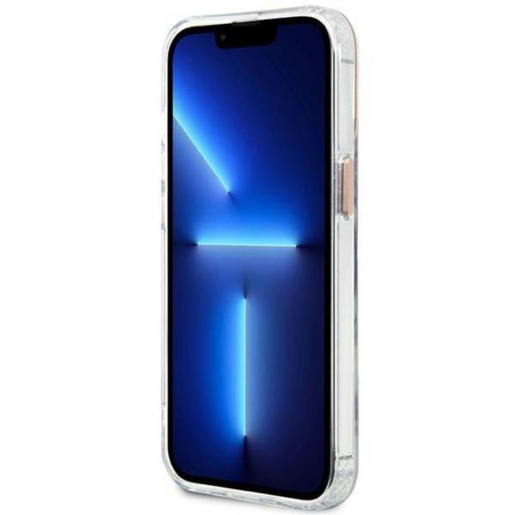 Guess Guess iPhone 13 Pro Max Skal Magsafe Metal Outline - Guld