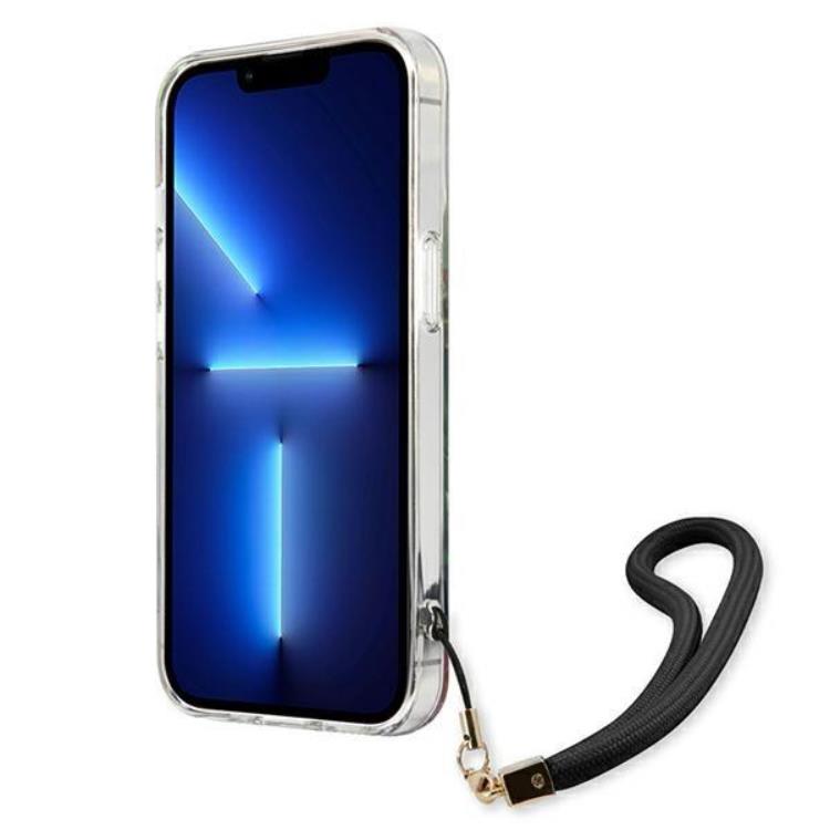 Guess Guess iPhone 13 Pro Skal Flower Strap - Blå
