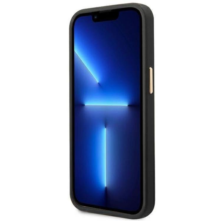 Guess GUESS iPhone 14 Plus Skal Vintage Gold Logo - Svart