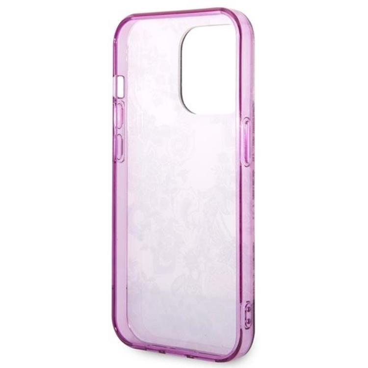 Guess GUESS iPhone 14 Pro Max Skal Porcelain Collection - Fuschia