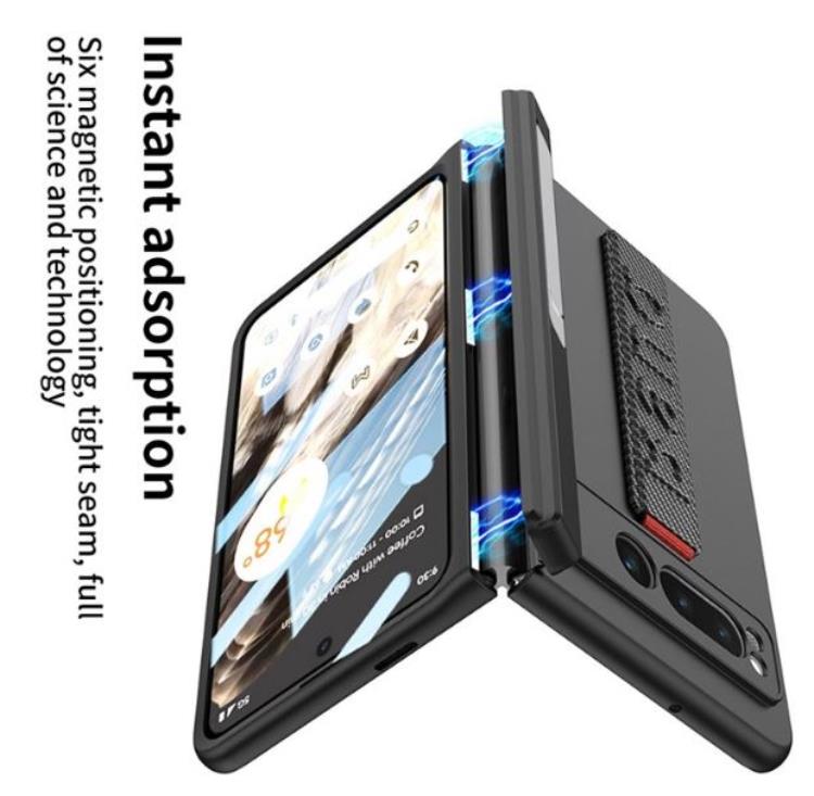 GKK GKK Mobilskal till Google Pixel Fold Wristband Kickstand - Svart