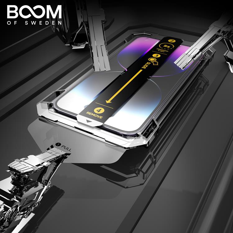 Boom of Sweden LIVSTIDSGARANTI - BOOM iPhone 12/12 Pro Härdat Glas Skärmskydd - 2 Pack