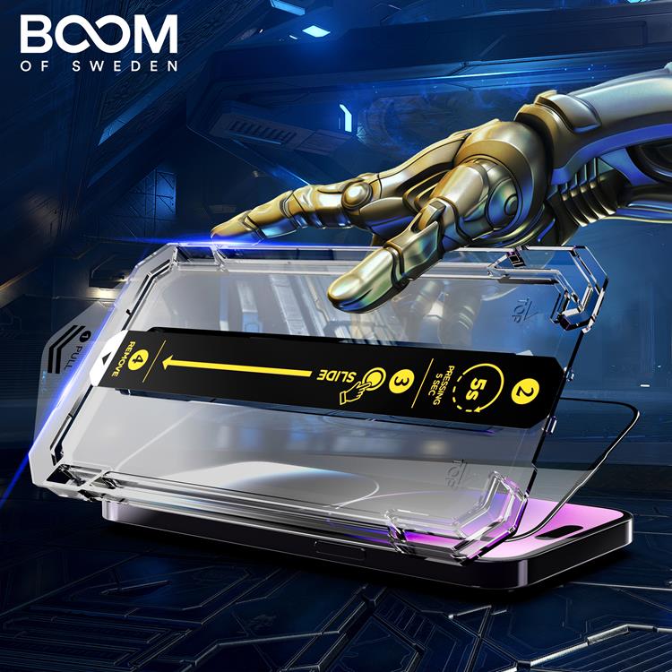 Boom of Sweden LIVSTIDSGARANTI - BOOM iPhone 12/12 Pro Härdat Glas Skärmskydd - 2 Pack