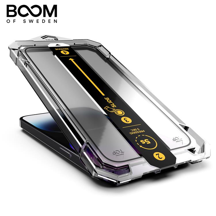 Boom of Sweden LIVSTIDSGARANTI - BOOM iPhone 12/12 Pro Härdat Glas Skärmskydd - 2 Pack