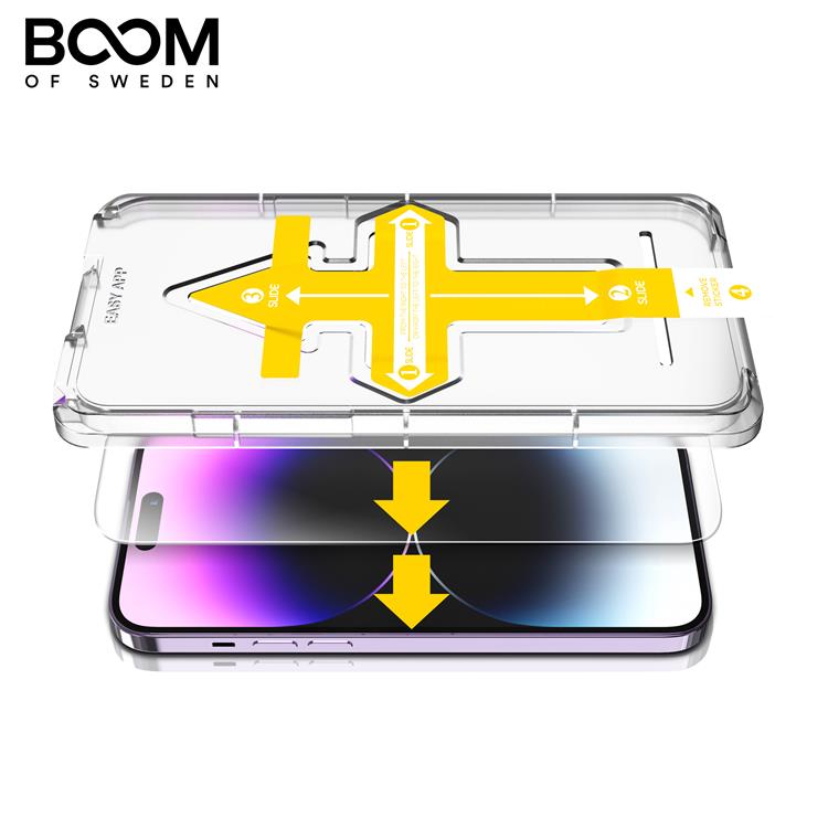 Boom of Sweden LIVSTIDSGARANTI - BOOM iPhone 14 Plus Härdat Glas Skärmskydd - 2 Pack