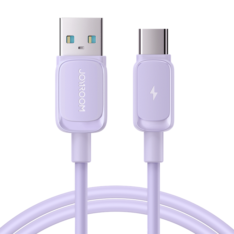 Joyroom Joyroom USB-C till USB-A kabel 3A 1.2m - Lila
