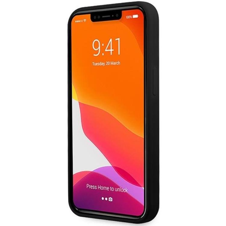 BMW BMW Mobilskal till iPhone 13 Pro/13 Silicone Signature Logo - Svart