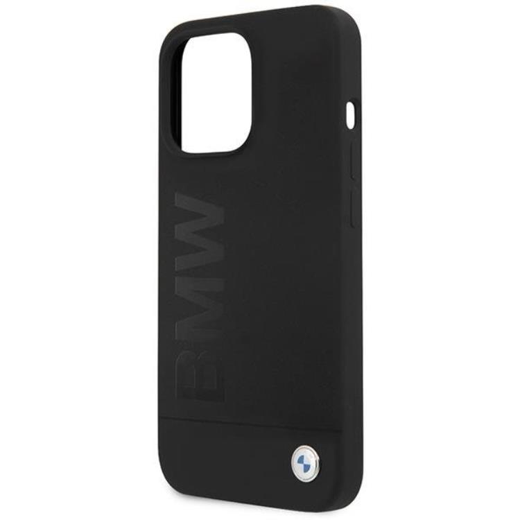 BMW BMW Mobilskal till iPhone 13 Pro/13 Silicone Signature Logo - Svart