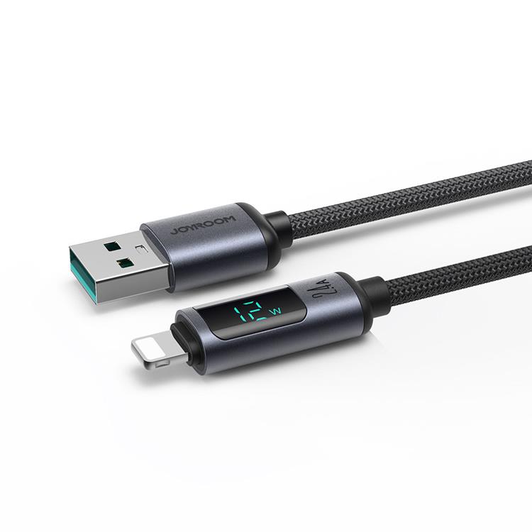 Joyroom Joyroom USB-A till Lightning kabel 2.4A med LED display 1.2m
