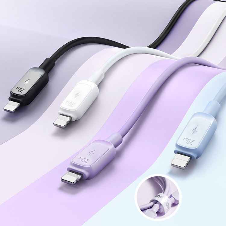 Joyroom Joyroom USB-C till lightning kabel 20W 1.2m - Lila