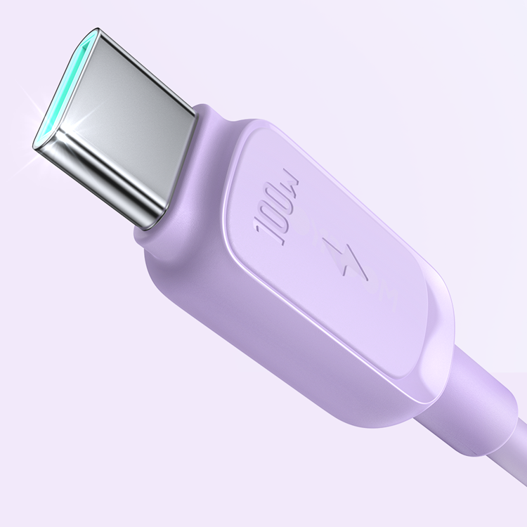 Joyroom Joyroom USB-C till USB-C kabel 100W 1.2m - Lila