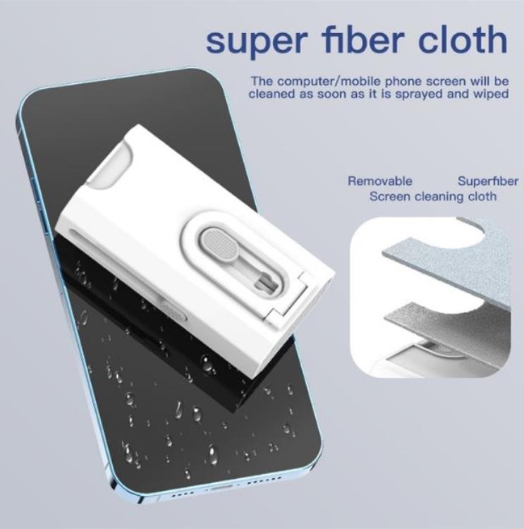 OEM 8-in-1 Cleaning Tool Kit med Brush - Rosa