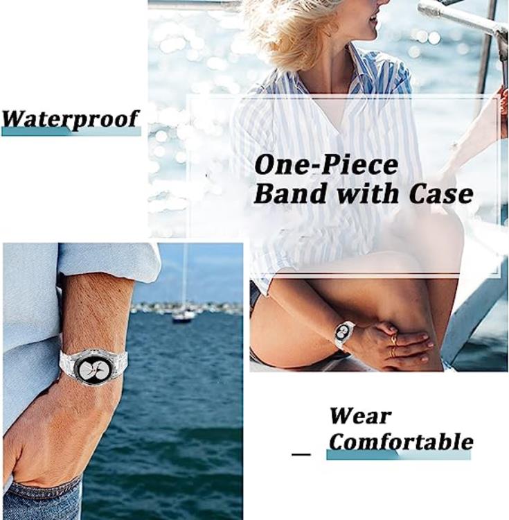 OEM Galaxy Watch 4/5 (46mm) Replacement Case Band - Clear