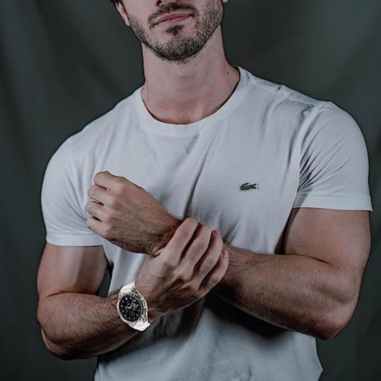 OEM Galaxy Watch 4/5 (46mm) Replacement Case Band - Clear