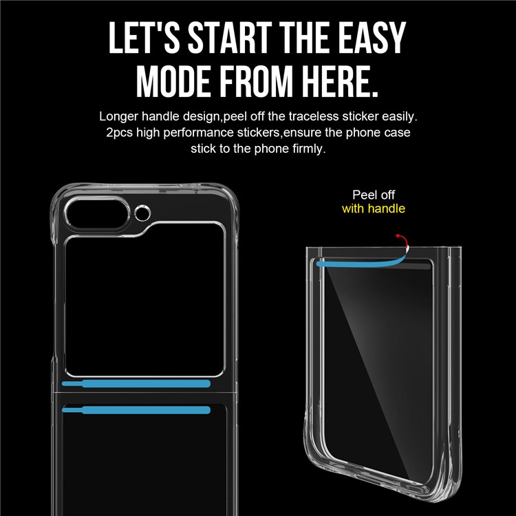 OEM Galaxy Z Flip 5 Mobilskal Anti-drop - Transparent