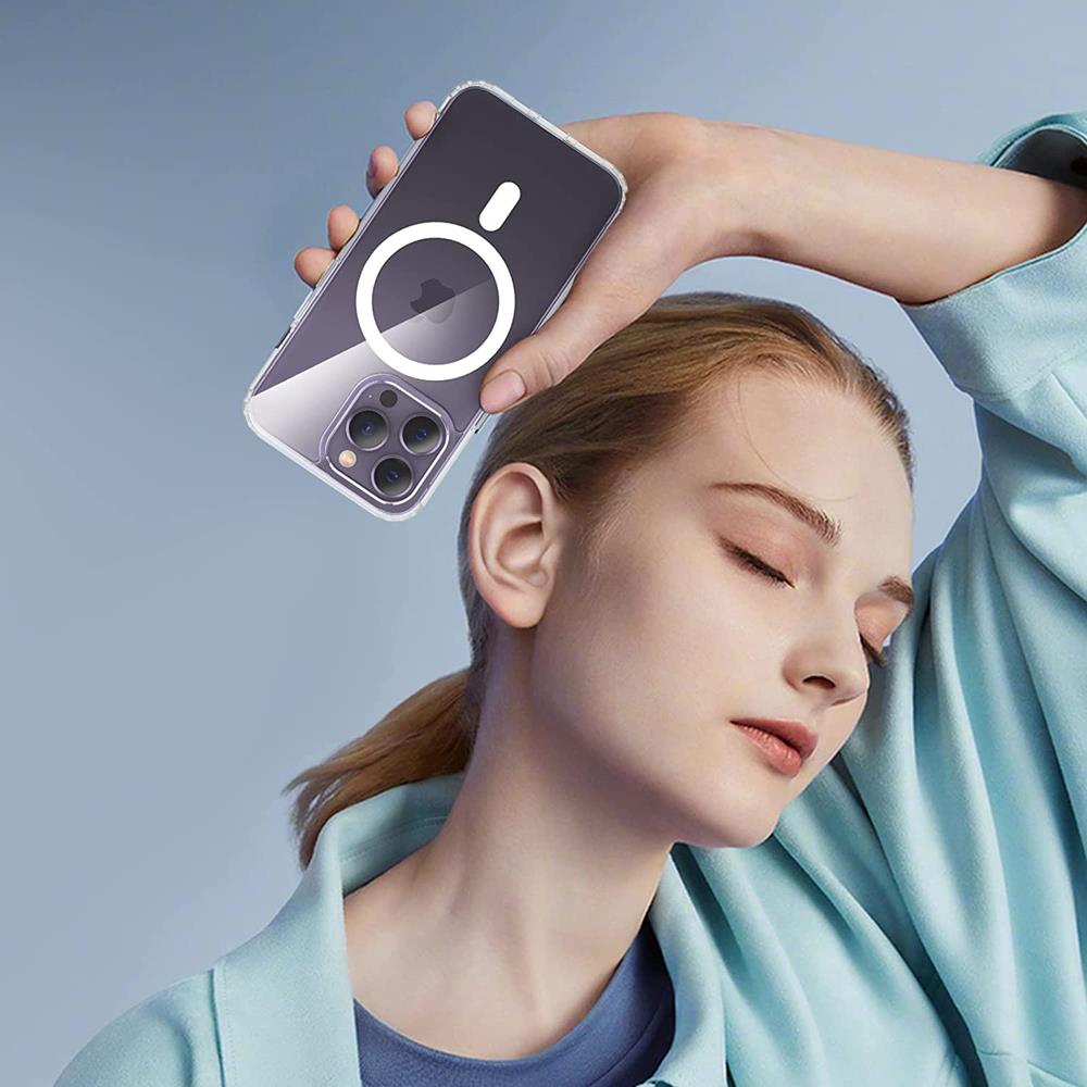 Boom of Sweden BOOM Mobilskal till iPhone 15 Pro Max Magsafe TPU - Transparent