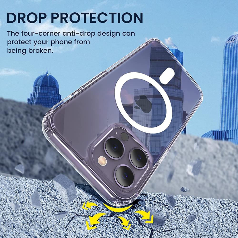 Boom of Sweden BOOM Mobilskal till iPhone 15 Pro Max Magsafe TPU - Transparent