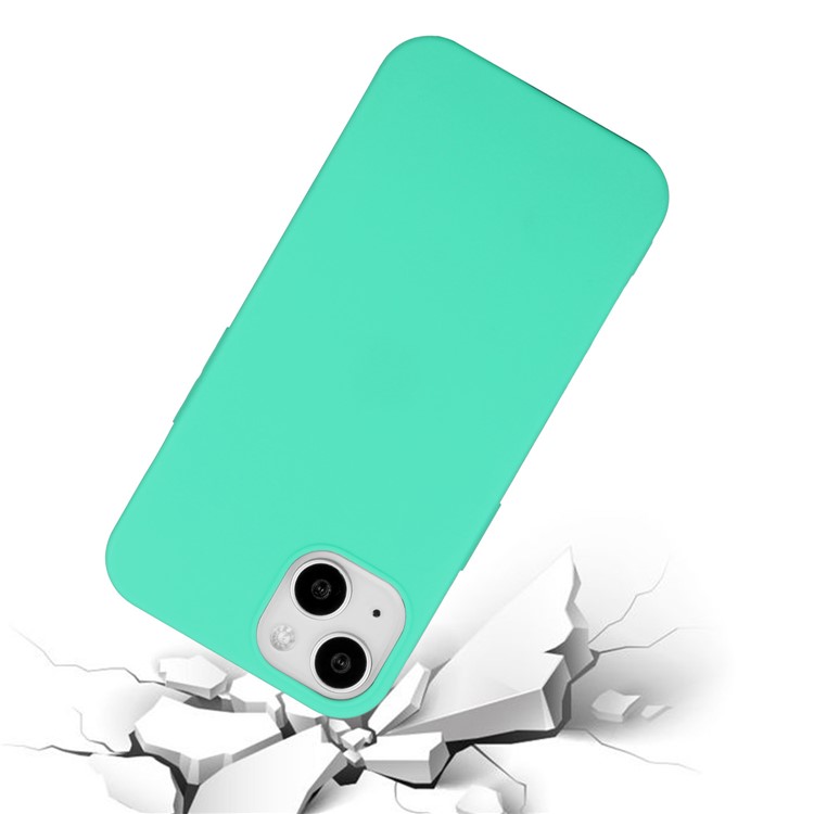 OEM Mobilskal till iPhone 15 Plus TPU Matte Slim-Fit - Cyan