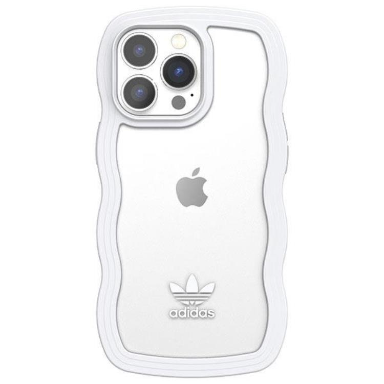 Adidas Adidas Mobilskal till iPhone 13/13 Pro OR Wavy - Vit/Transparent