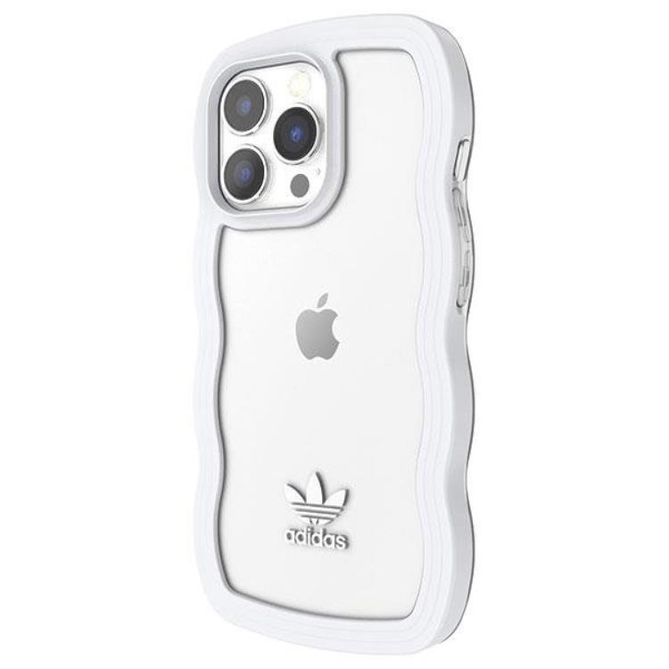 Adidas Adidas Mobilskal till iPhone 13/13 Pro OR Wavy - Vit/Transparent