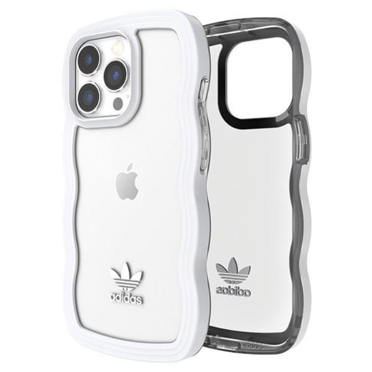 Adidas Adidas Mobilskal till iPhone 13/13 Pro OR Wavy - Vit/Transparent