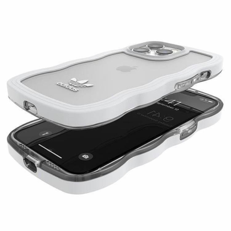 Adidas Adidas Mobilskal till iPhone 13/13 Pro OR Wavy - Vit/Transparent