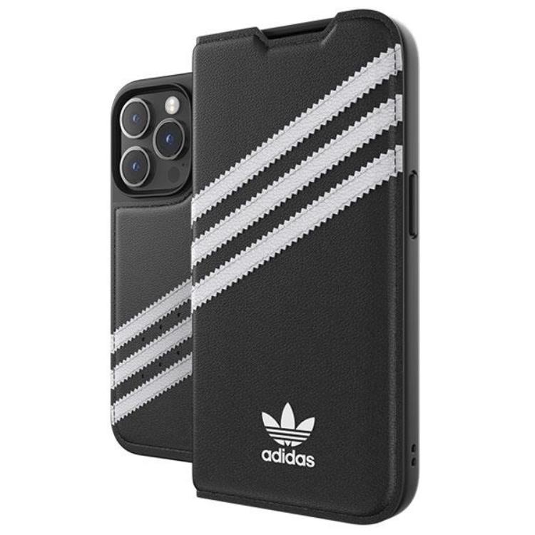 Adidas Adidas iPhone 14 Pro Plånboksfodral OR PU - Svart/Vit