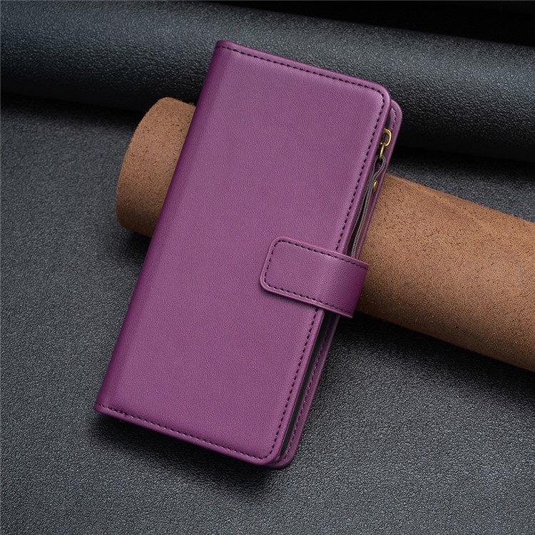OEM iPhone 15 Plus Plånboksfodral Zipper Flip - Lavender