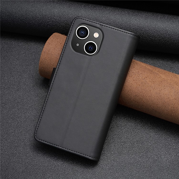 OEM iPhone 15 Plus Plånboksfodral Zipper Flip - Svart