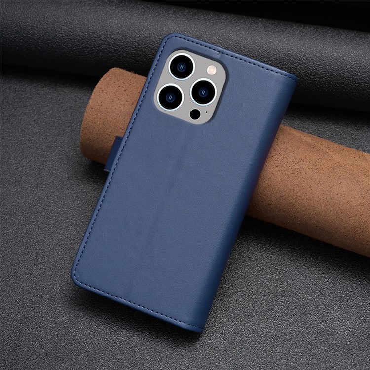 OEM iPhone 15 Pro Max Plånboksfodral Zipper Flip - Blå