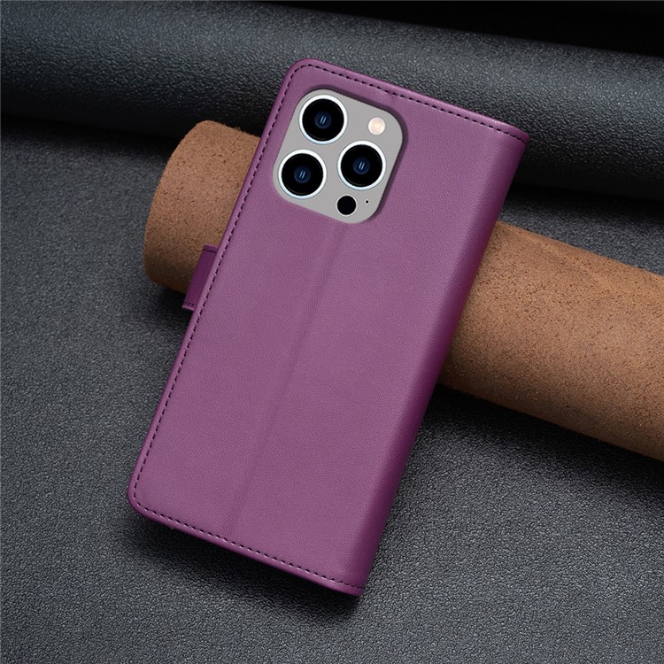 OEM iPhone 15 Pro Plånboksfodral Zipper Flip - Lavender