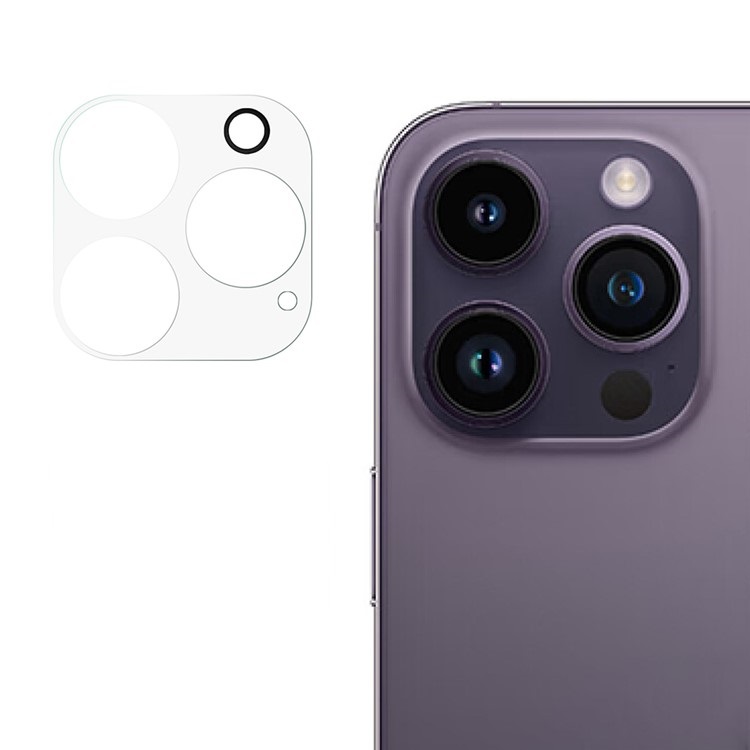 OEM [1-PACK] iPhone 15 Pro Max/15 Pro Kameralinsskydd i Härdat glas - Clear