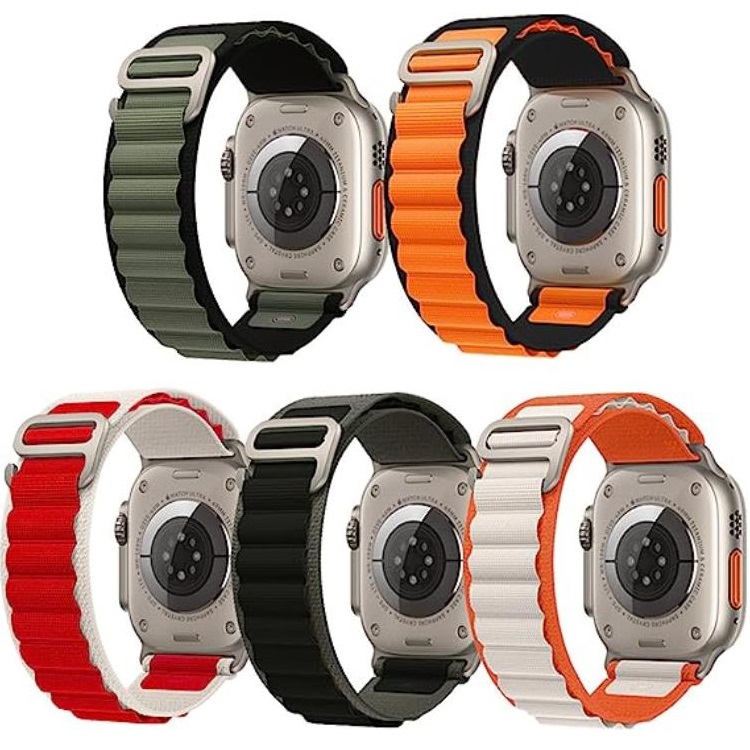 OEM Apple Watch 2/3/4/5/6/7/SE (38/40/41mm) Alipine Loop Armband