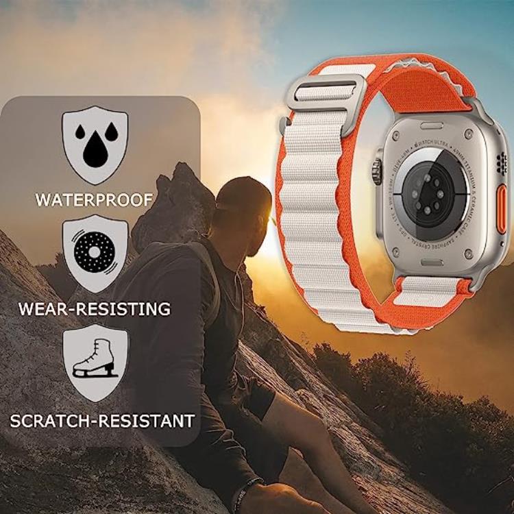 OEM Apple Watch 2/3/4/5/6/7/SE (38/40/41mm) Alipine Loop Armband