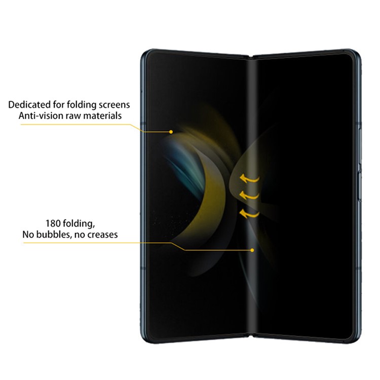 A-One Brand Galaxy Z Fold 4 Privacy Skärmskydd TPU Anti-Spy