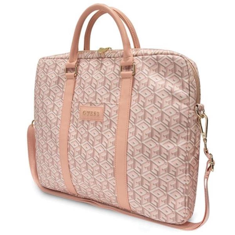 Guess Guess Datorfodral 16'' GCube Stripes - Rosa