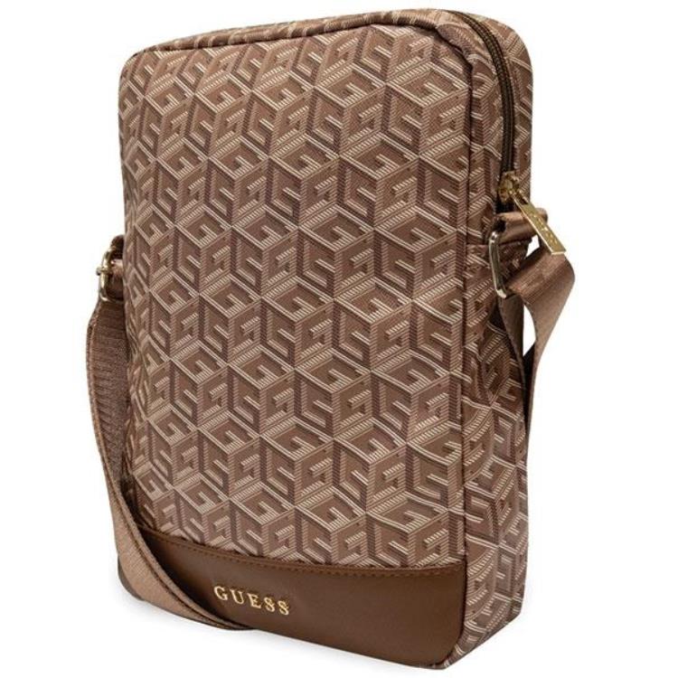 Guess Guess Tablet Fodral 10'' GCube Stripe - Brun