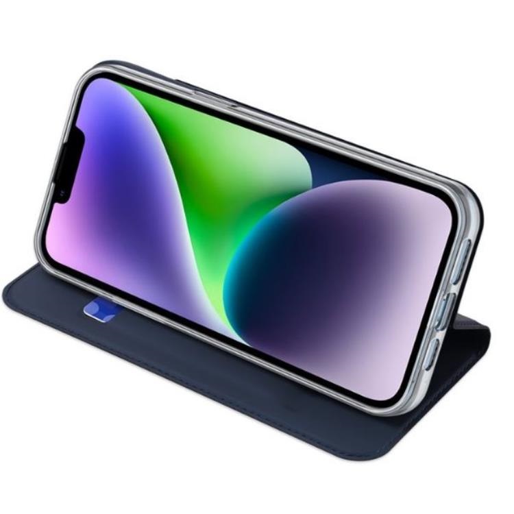 Dux Ducis DUX DUCIS Skin Pro iPhone 15 Plus Plånboksfodral PU Läder - Blå