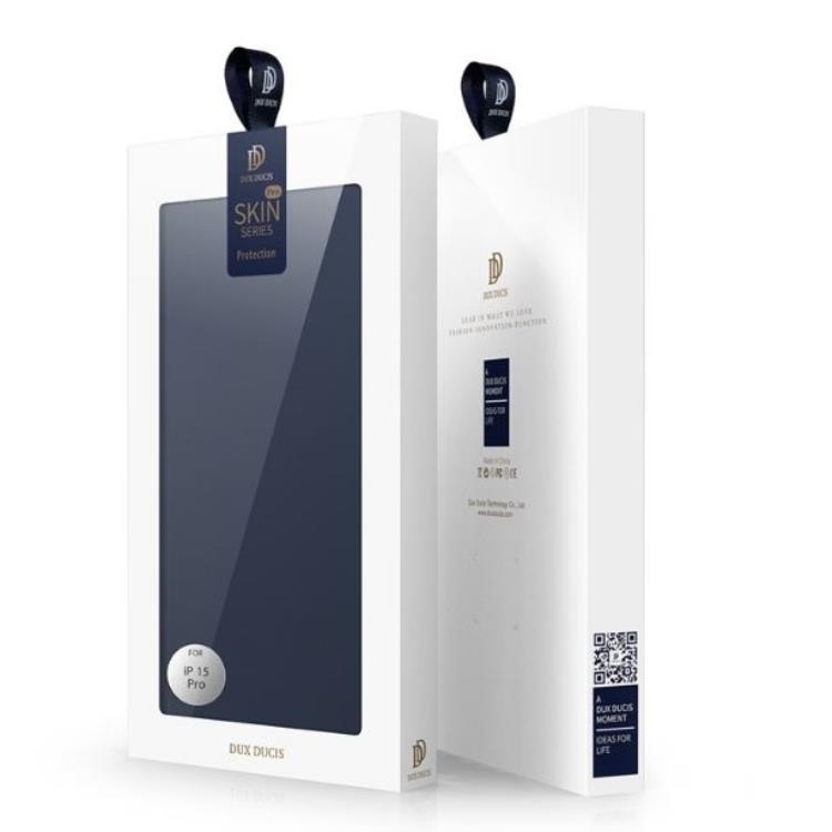 Dux Ducis DUX DUCIS Skin Pro iPhone 15 Pro Max/iPhone 15 Ultra Plånboksfodral - Blå