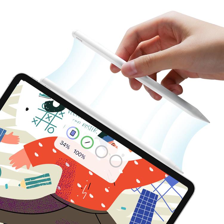 BASEUS Baseus Smooth Active iPad Stylus Penna SXBC060002 - Vit