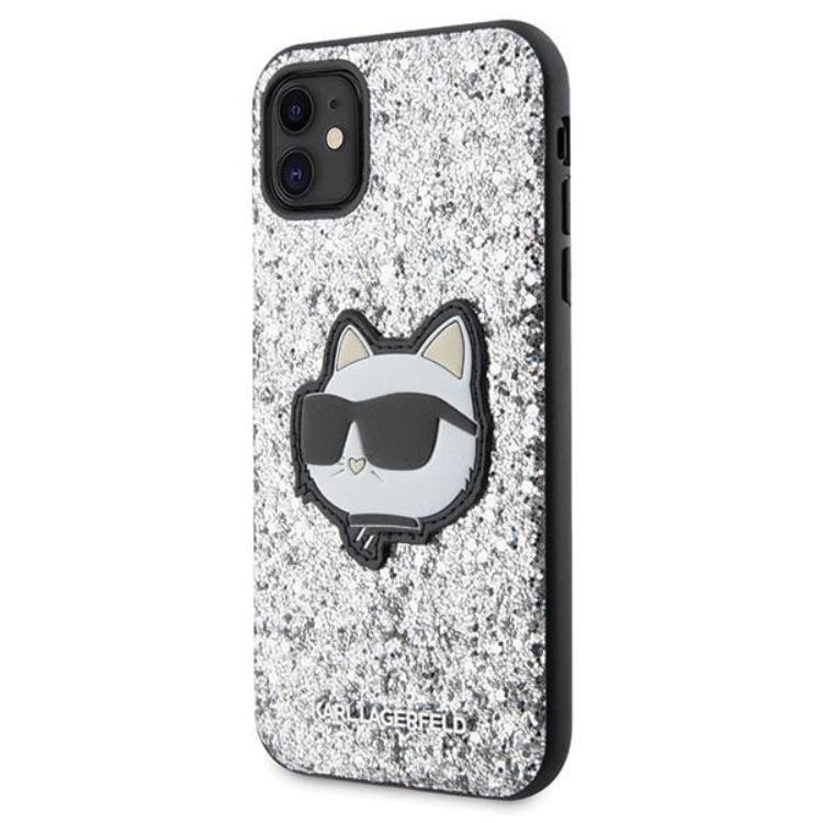KARL LAGERFELD Karl Lagerfeld Mobilskal till iPhone 11/XR Glitter Choupette Patch