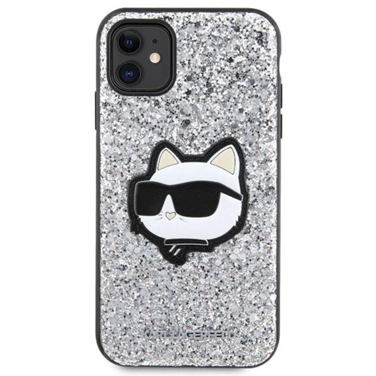KARL LAGERFELD Karl Lagerfeld Mobilskal till iPhone 11/XR Glitter Choupette Patch