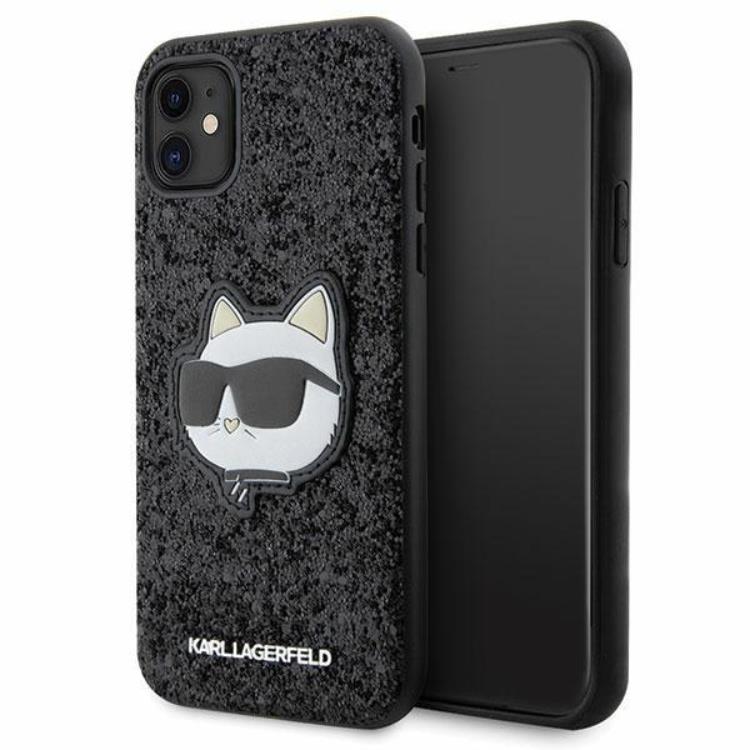 KARL LAGERFELD Karl Lagerfeld Mobilskal till iPhone 11/XR Glitter Choupette Patch