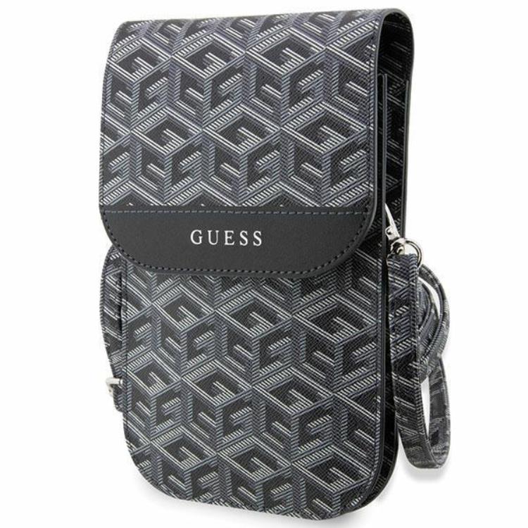 Guess Guess Halsbandsfodral GCube Stripe - Svart