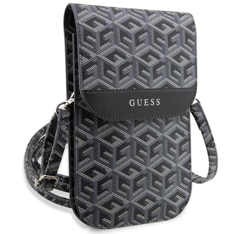Guess Guess Halsbandsfodral GCube Stripe - Svart
