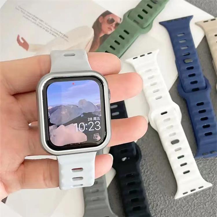OEM Apple Watch 4/5/6/7/8/SE (38/40/41mm) Silikon Armband Sport