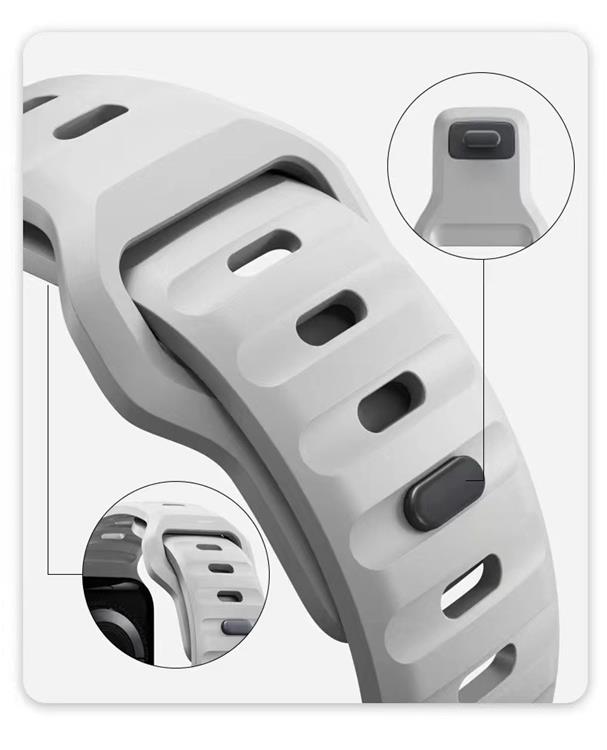 OEM Apple Watch 4/5/6/7/8/SE (38/40/41mm) Silikon Armband Sport