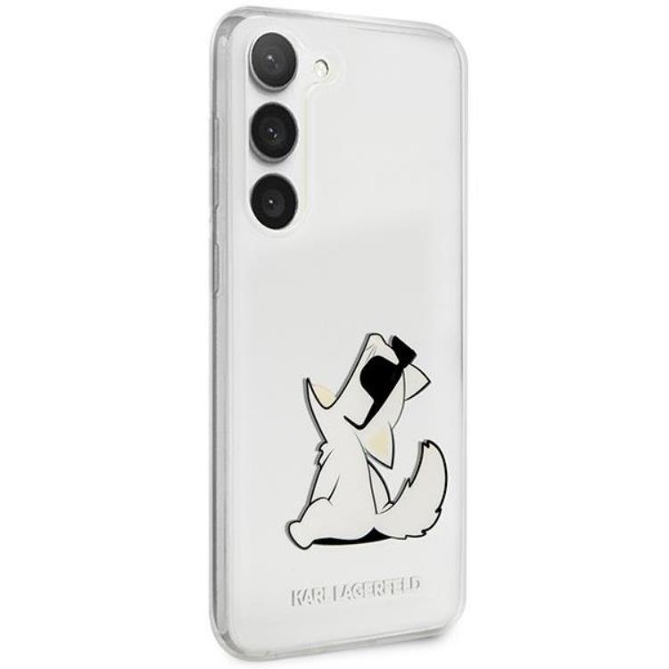 KARL LAGERFELD Karl Lagerfeld Mobilskal till Galaxy S23 Plus Choupette Fun - Clear