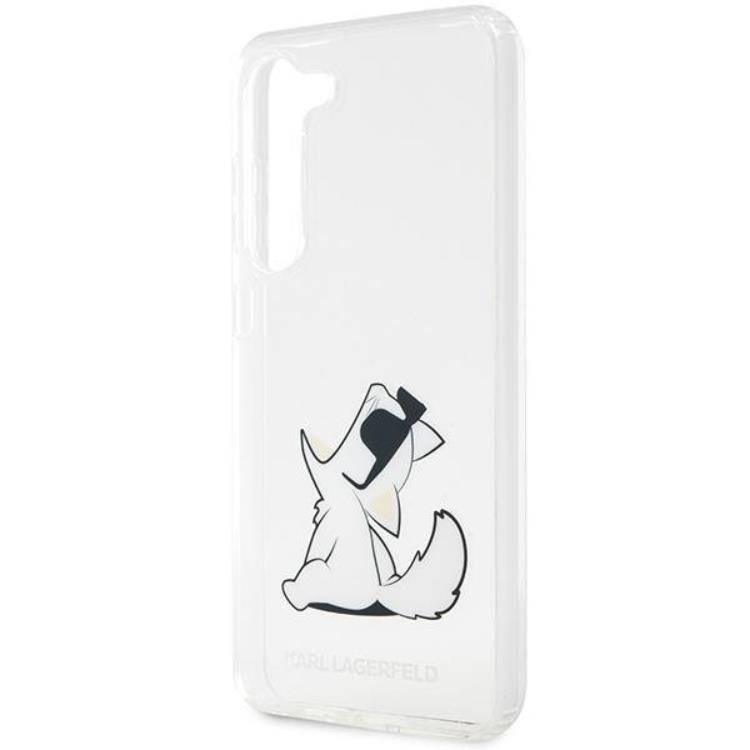 KARL LAGERFELD Karl Lagerfeld Mobilskal till Galaxy S23 Plus Choupette Fun - Clear